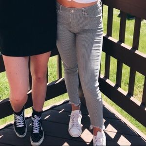 Pull & Bear Stripped Jeans